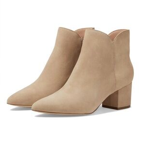 Cole Haan Elyse Bootie, Suede, Sand, Size 8, NWOB